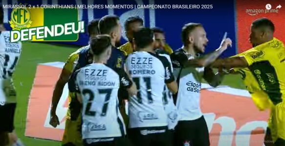 Mirassol vence o Corinthians por 2 a 1 e surpreende no Brasileirão Série A 2025